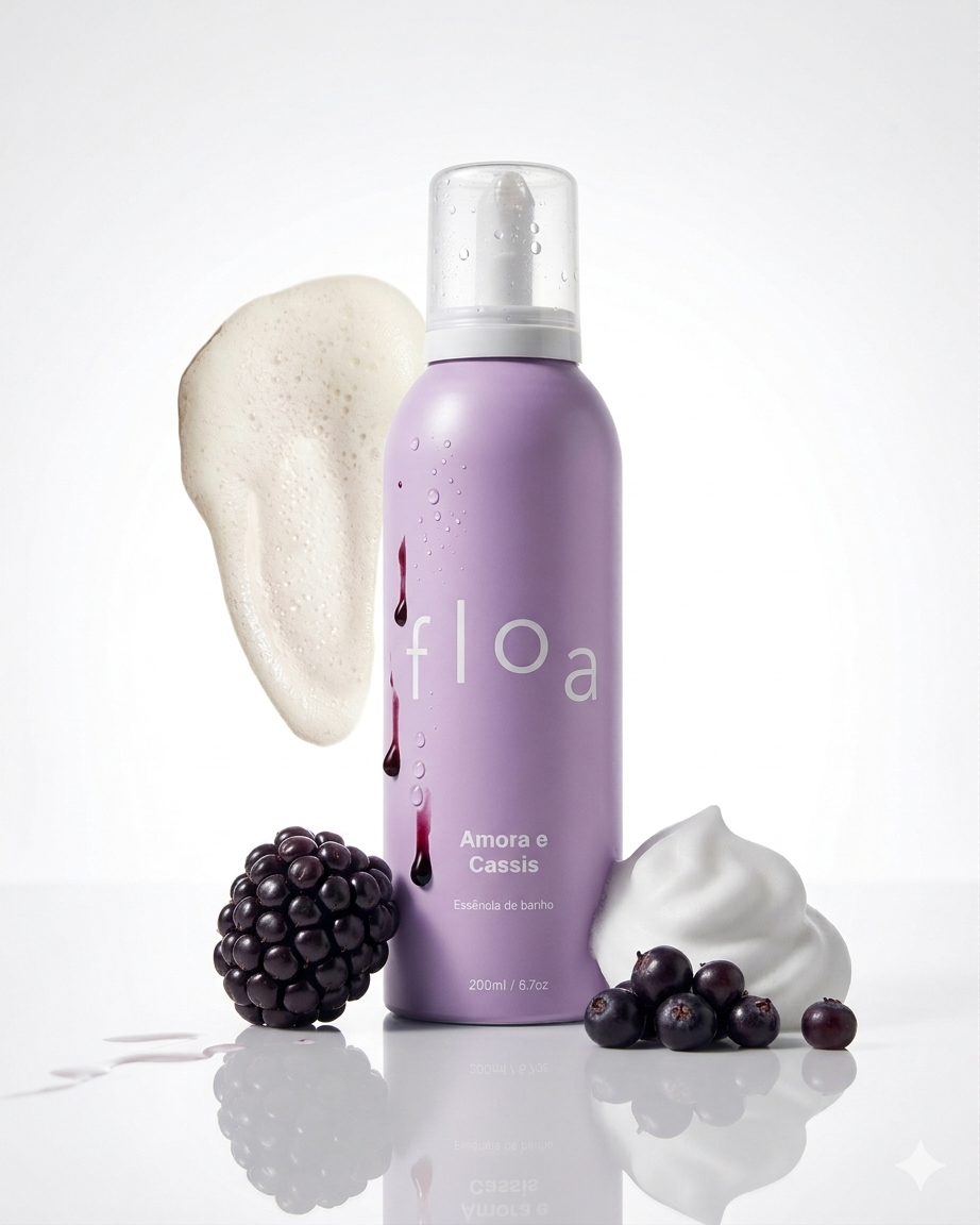 Espuma de Banho Amora e Cassis